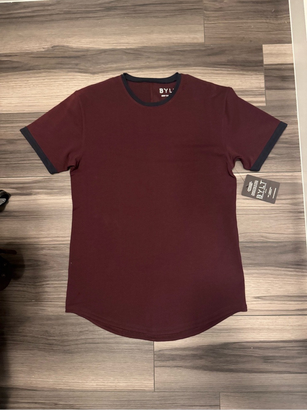 BYLT Basics Men's Burgundy Shirt NWT
